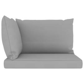 Perne pentru canapea din paleți, 3 buc., gri, material textil, 3 image