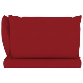 Perne pentru canapea din paleți, 3 buc., roșu vin, textil, 4 image