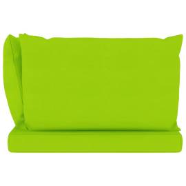 Perne pentru canapea din paleți, 3 buc., verde aprins, textil, 4 image
