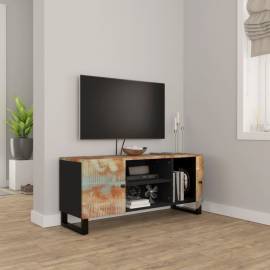 Comodă tv, 105x33x46 cm, lemn masiv reciclat, 3 image