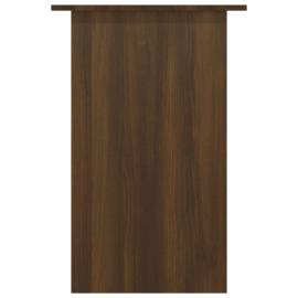 Birou, stejar maro, 90x50x74 cm, lemn prelucrat, 5 image