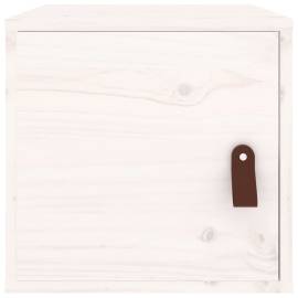 Dulapuri de perete, 2 buc., alb, 31,5x30x30 cm, lemn masiv pin, 4 image