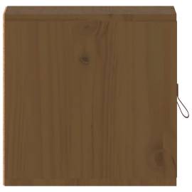 Dulap de perete, maro miere, 31,5x30x30 cm, lemn masiv de pin, 4 image