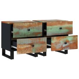 Noptiere, 2 buc., 40x33x46 cm, lemn masiv reciclat, 8 image