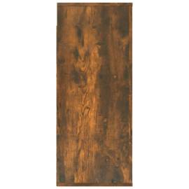 Dulap de perete, stejar fumuriu, 80x33x80 cm, lemn prelucrat, 4 image