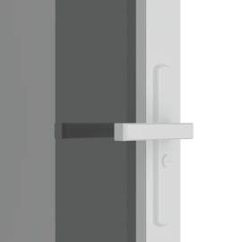 Ușă de interior, 83x201,5 cm, alb, sticlă esg și aluminiu, 5 image