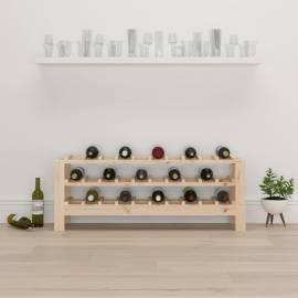 Suport de vinuri, 109,5x30x42 cm, lemn masiv de pin, 3 image