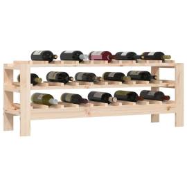 Suport de vinuri, 109,5x30x42 cm, lemn masiv de pin, 4 image