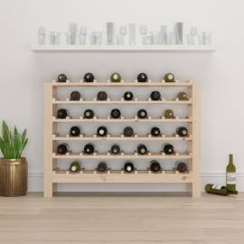 Suport de vinuri, 109,5x30x82 cm, lemn masiv de pin, 3 image