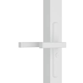Ușă de interior, 83x201,5 cm, alb, sticlă esg și aluminiu, 5 image