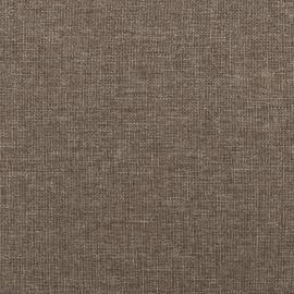Bancă, gri taupe, 100x35x41 cm, textil, 6 image