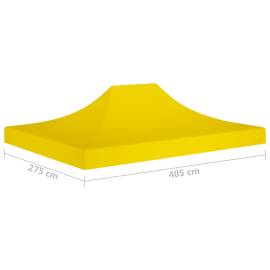 Acoperiș pentru cort de petrecere, galben, 4 x 3 m, 270 g/m², 6 image