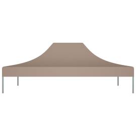 Acoperiș pentru cort de petrecere, gri taupe, 4 x 3 m, 270 g/m², 3 image