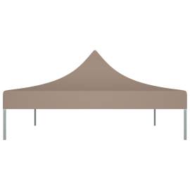 Acoperiș pentru cort de petrecere, gri taupe, 4 x 3 m, 270 g/m², 4 image