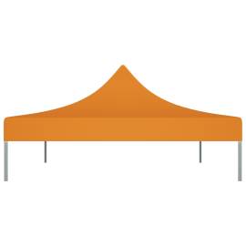 Acoperiș pentru cort de petrecere, portocaliu 4 x 3 m, 270 g/m², 4 image