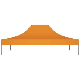 Acoperiș pentru cort de petrecere, portocaliu 4 x 3 m, 270 g/m², 3 image
