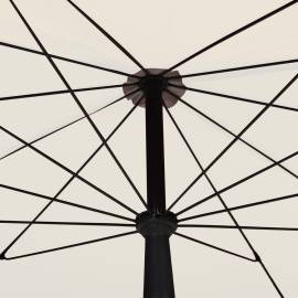 Umbrelă de grădină cu stâlp, nisipiu, 200x130 cm, 2 image