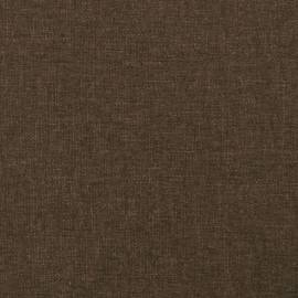 Tăblie de pat cu aripioare maro închis 147x23x78/88 cm textil, 8 image