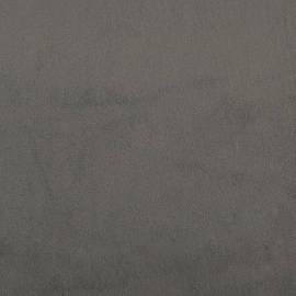 Tăblie de pat cu aripioare gri închis 93x23x118/128 cm catifea, 6 image