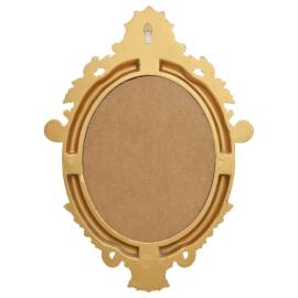 Oglindă de perete în stil castle, auriu, 56 x 76 cm, 4 image