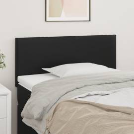 Tăblie de pat, negru, 80x5x78/88 cm, piele ecologică