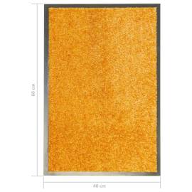 Covoraș de ușă lavabil, portocaliu, 40 x 60 cm, 6 image