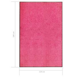 Covoraș de ușă lavabil, roz, 120 x 180 cm, 6 image