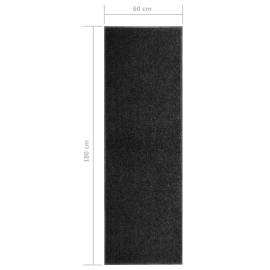Covoraș de ușă lavabil negru 60x180 cm, 6 image