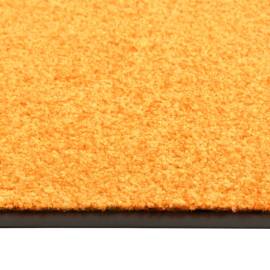 Covoraș de ușă lavabil portocaliu 90x120 cm, 4 image