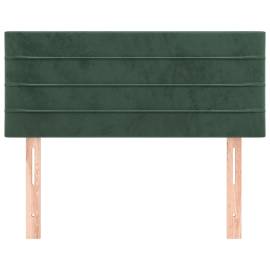 Tăblie de pat, verde închis, 90x5x78/88 cm, catifea, 3 image