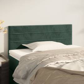 Tăblie de pat, verde închis, 90x5x78/88 cm, catifea