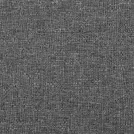 Tăblii de pat, 2 buc, gri închis, 80x7x78/88 cm, textil, 7 image