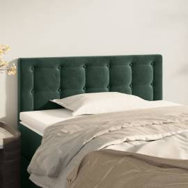 Tăblie de pat, verde închis, 100x5x78/88 cm, catifea
