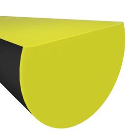 Protecții de colț, 2 buc., galben și negru, 4x3x100 cm, pu, 5 image