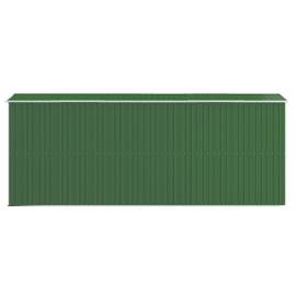 Șopron de grădină, verde, 192x523x223 cm, oțel zincat, 5 image