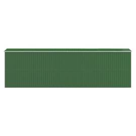 Șopron de grădină, verde, 192x606x223 cm, oțel zincat, 5 image
