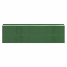 Șopron de grădină, verde, 192x689x223 cm, oțel zincat, 5 image
