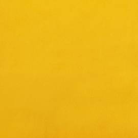 Bancă, galben, 100x35x41 cm, catifea, 6 image