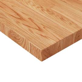 Blat masă pătrat maro deschis 70x70x4 cm lemn stejar tratat, 3 image