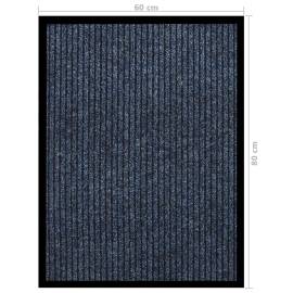 Covoraș de ușă, albastru cu dungi, 60x80 cm, 6 image