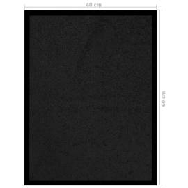 Covoraș intrare, negru, 40x60 cm, 6 image