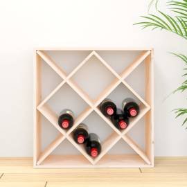 Dulap de vinuri, 62x25x62 cm, lemn masiv de pin, 3 image