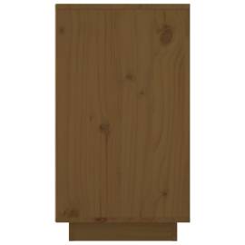 Dulap de vinuri, maro miere, 23x34x61 cm, lemn masiv de pin, 6 image