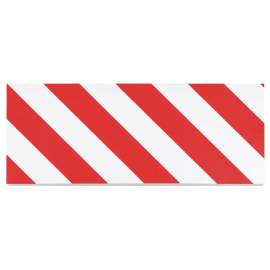 Protecții de perete, 6 buc., roșu și alb, 50x20x2 cm, spumă eva, 4 image