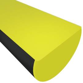 Protecție de colț, galben și negru, 4x3x100 cm, pu, 5 image