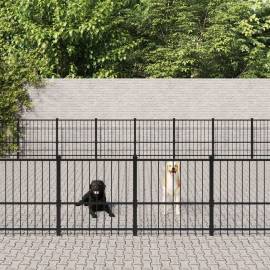 Padoc pentru câini de exterior, 60,22 m², oțel