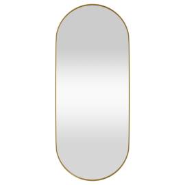 Oglindă de perete, auriu, 25x60 cm, ovală, 2 image