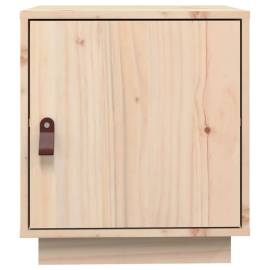 Noptiere, 2 buc., 40x34x45 cm, lemn masiv de pin, 6 image