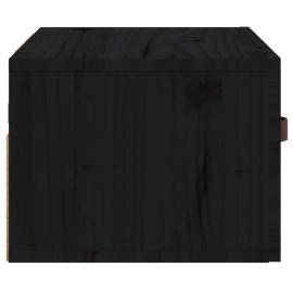 Noptiere de perete, 2 buc., negru, 40x29,5x22 cm, 7 image