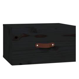 Noptiere de perete, 2 buc., negru, 40x29,5x22 cm, 5 image
